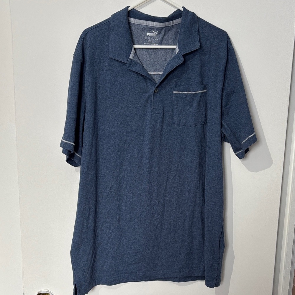 🎉4/30$🎉 Puma Navy Polo Shirt with Pocket